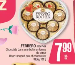 Jean Coutu FERRERO Rocher Heart-shaped box of chocolates offer