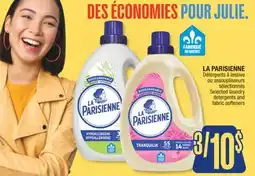 Jean Coutu LA PARISIENNE Selected laundry detergents and fabric softeners offer