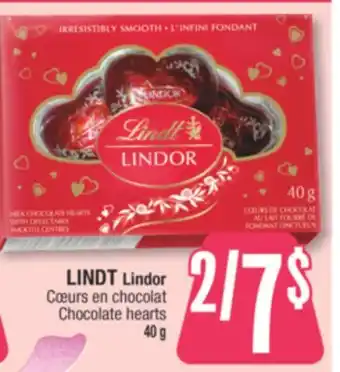 Jean Coutu LINDT Lindor Chocolate hearts offer