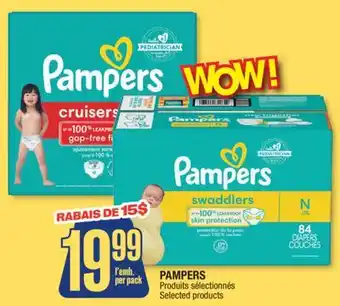 Jean Coutu PAMPERS Selected products offer