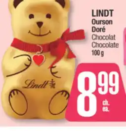 Jean Coutu LINDT Ourson Doré Chocolate offer