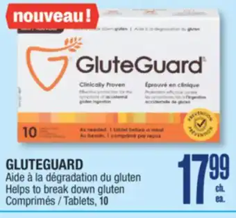 Jean Coutu GLUTEGUARD Helps to break down gluten Tablets offer