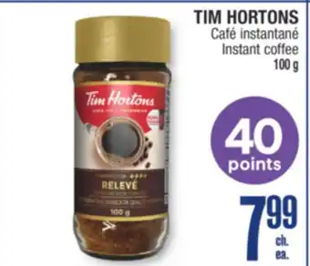 Jean Coutu TIM HORTONS Instant coffee offer