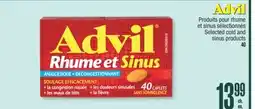 Jean Coutu Advil Selected cold and sinus products offer