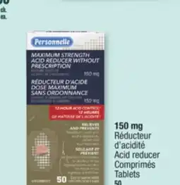 Jean Coutu Personnelle 150 mg Acid reducer Tablets offer