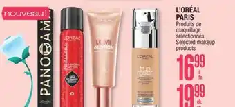 Jean Coutu L'ORÉAL PARIS Selected makeup products offer