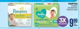 Jean Coutu PAMPERS Selected wipes offer