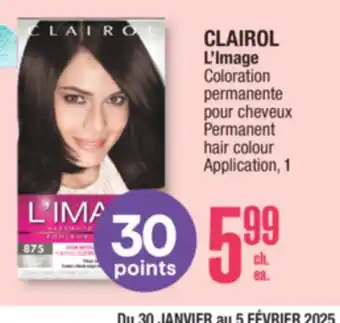 Jean Coutu CLAIROL L'Image Permanent hair colour Application offer