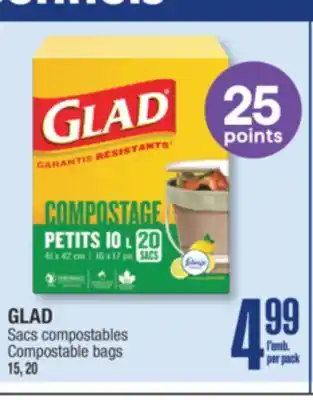 Jean Coutu GLAD Compostable bags offer