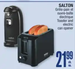 Jean Coutu SALTON Toaster and electric can opener offer