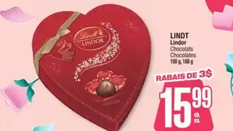 Jean Coutu LINDT Lindor Chocolats offer