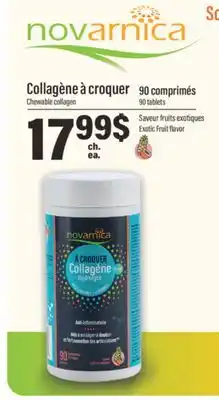 Jean Coutu Novarnica Chewable collagen offer