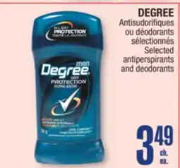 Jean Coutu Selected antiperspirants and deodorants offer