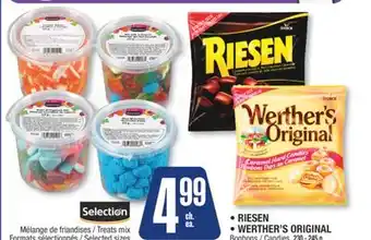 Jean Coutu RIESEN, WERTHER'S ORIGINAL Treats mix offer