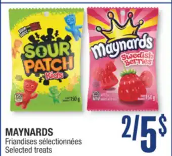 Jean Coutu MAYNARDS Selected treats offer