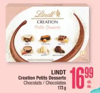 Jean Coutu LINDT Creation Petits Desserts Chocolates offer