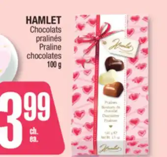 Jean Coutu HAMLET Praline chocolates offer