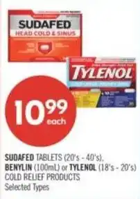 Shoppers Drug Mart Sudafed tablets offer