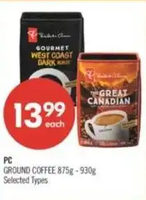 Shoppers Drug Mart PC ground coffee offer