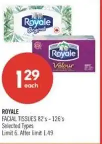 Shoppers Drug Mart Royale facial tissues offer