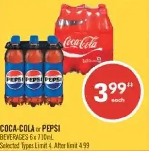 Shoppers Drug Mart Coca-cola or pepsi beverages offer