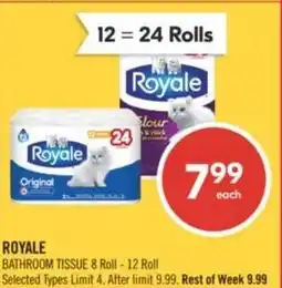 Shoppers Drug Mart Royale Bathroom tissue offer