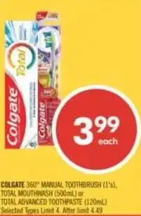 Shoppers Drug Mart Colgate offer