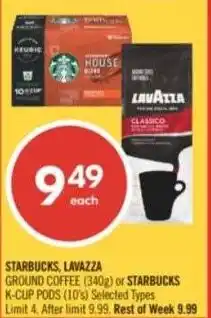 Shoppers Drug Mart Starbucks, lavazza offer