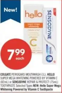 Shoppers Drug Mart Colgate, hello or sensodyne offer