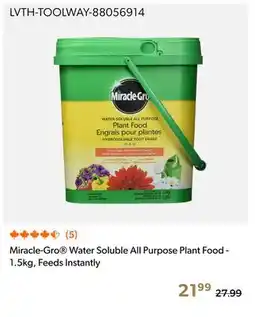 Shopper+ Miracle-Gro Water Soluble All Purpose Plant Food - 1.5kg, Feeds Instantly offer