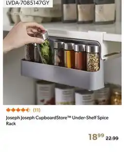 Shopper+ Joseph Joseph Cupboard Store Under-Shelf Spice Rack offer