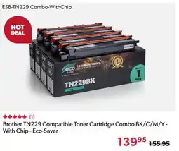 Shopper+ Brother TN229 Compatible Toner Cartridge Combo BK/C/M/Y - With Chip - Eco-Saver offer