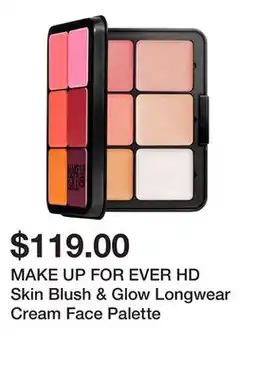 Sephora MAKE UP FOR EVER HD Skin Blush & Glow Longwear Cream Face Palette offer