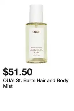 Sephora OUAI St. Barts Hair and Body Mist offer