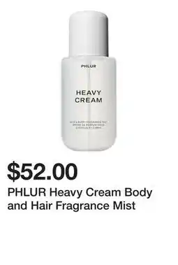 Sephora PHLUR Heavy Cream Body and Hair Fragrance Mist offer