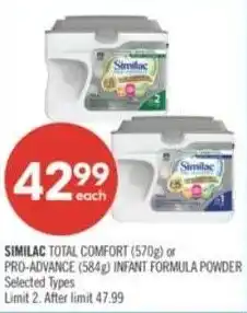 Shoppers Drug Mart Similac offer