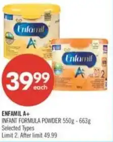 Shoppers Drug Mart Enfamil A+ offer