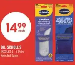 Shoppers Drug Mart Dr. scholl's insoles offer