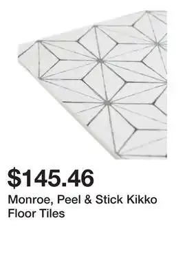 Bed Bath & Beyond Monroe, Peel & Stick Kikko Floor Tiles offer