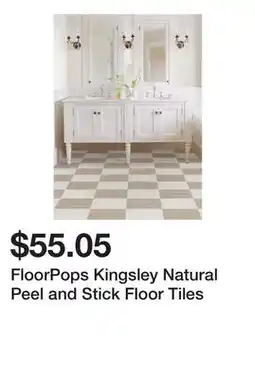 Bed Bath & Beyond FloorPops Kingsley Natural Peel and Stick Floor Tiles offer