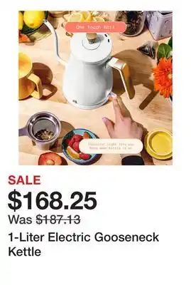 Bed Bath & Beyond 1-Liter Electric Gooseneck Kettle offer