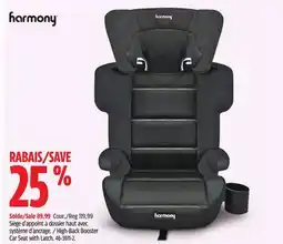 Canadian Tire High-Back Booster Car Seat with Latch offer