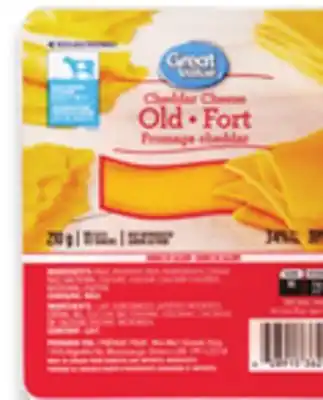 Walmart Great Value Cheese Slices offer