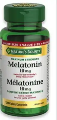 Walmart Nature's Bounty Melatonin 120s offer