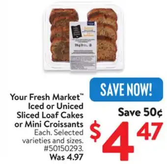 Walmart Your Fresh Market Iced Mini Croissants offer