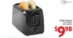 Walmart 2-Slice Toaster offer