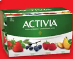 Walmart Activia 12 x 95 g or 100 g Yogurt offer