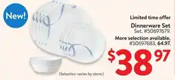 Walmart Dinnerware Set offer