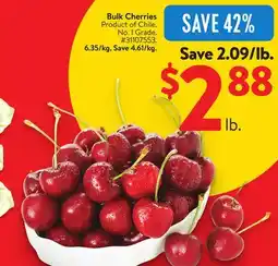 Walmart Bulk Cherries offer