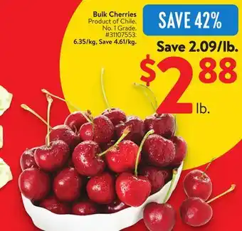 Walmart Bulk Cherries offer